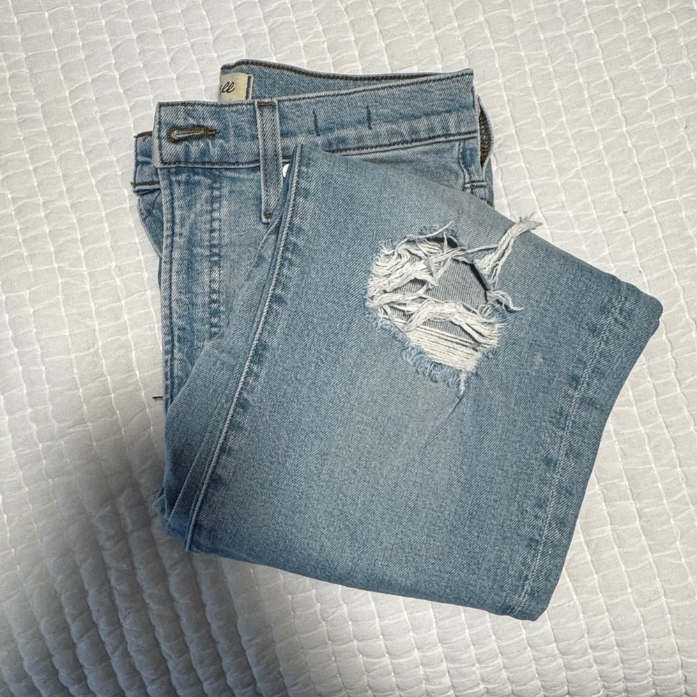 Madewell Light Denim Straight Leg Jeans